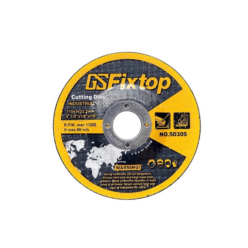 GSFIXTOP 4.5Inch 115mm Delun Cut Off Disk Cut Off Wheel Abrasive Cut Off Disc