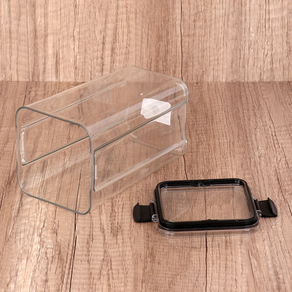 5 Pieces Kitchen Transparent BPA Free Plastic Stackable Airtight Food Container Storage Box Sets