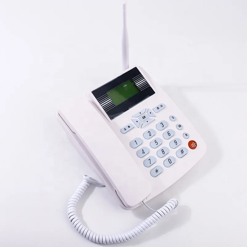 Custom telephones & accessories fixed wireless terminal desk land phone dtmf caller GSM 4G cordless telephones
