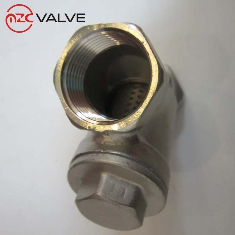 Y Type Strainer Threaded Ends Stainless Steel 800PSI NPT BSP Strainer Y Strainer