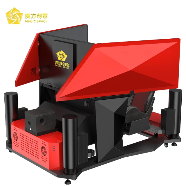 Exciting 9D VR Racing Simulator Arcade-Style MR Equipment with Virtual Reality Game