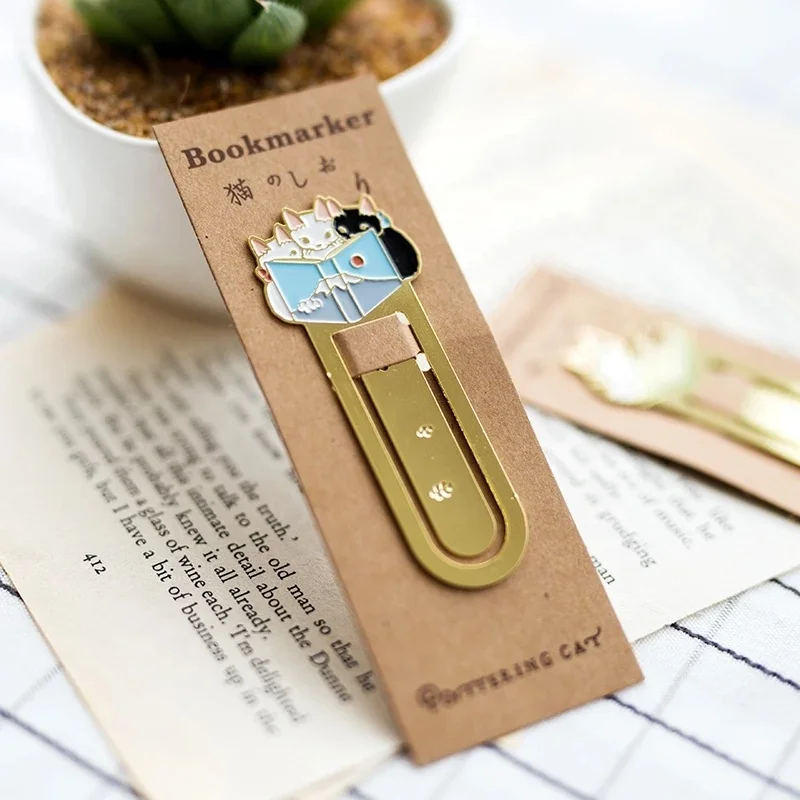 metal zincy alloy unique enamel bookmark