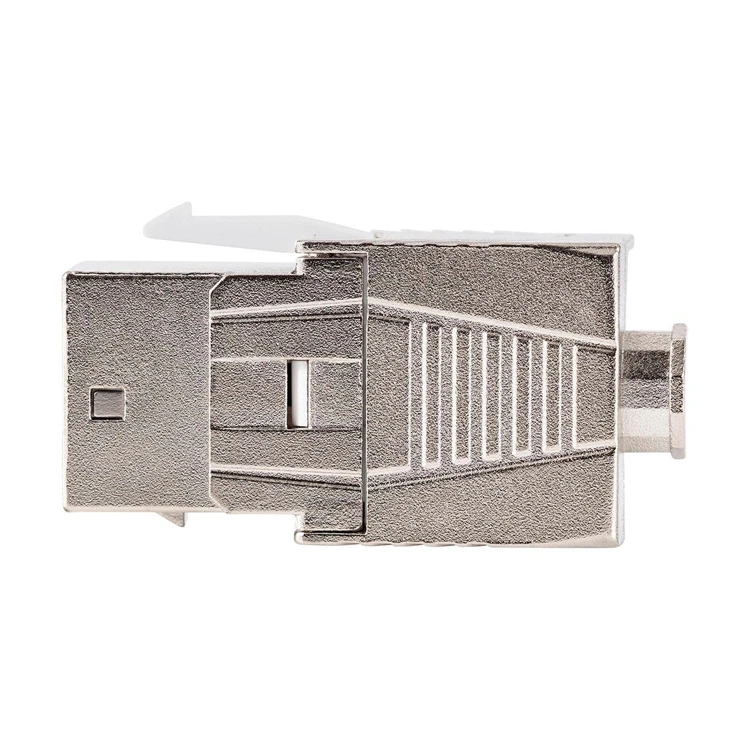 
Factory Wholesale MACTISICAL RJ45 Cat 8 Ethernet Module Thunder-Proof in-Line Couplers Shielded Keystone Jack 
