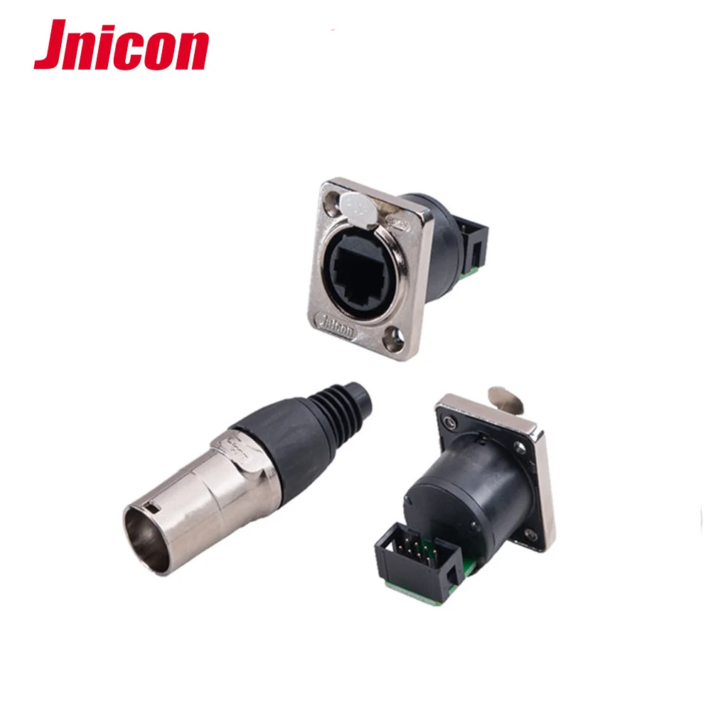 Rj45 прямой тип сигнальной панели двойной IP44 разъем