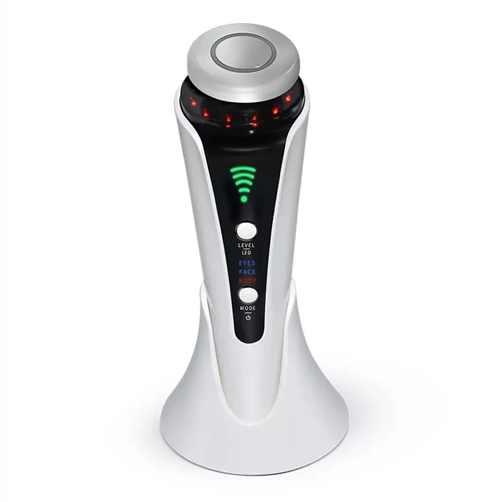 3in1 RF Beauty Instrument device Massage Wrinkle Remover Skin Tightening Skin Care Device With LED Light Therapy