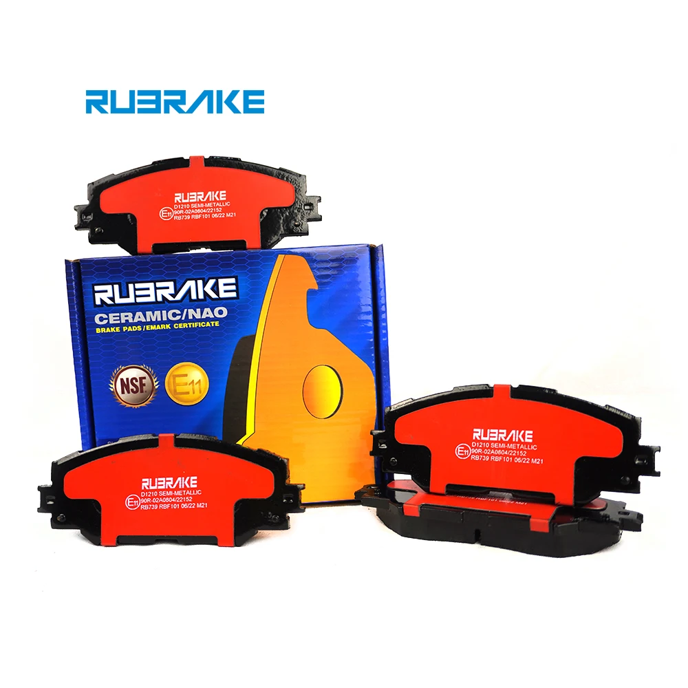 RUBRAKE D1210 factory price oem ceramic brake pads for LEXUS HS250h 2010-2012
