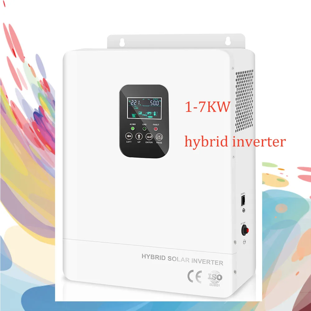 Factory Price 5kw 6kw 8kw 10kw Pure Sine Wave Home Energy System Integrated Hybrid Power Inverter for System Without Battery