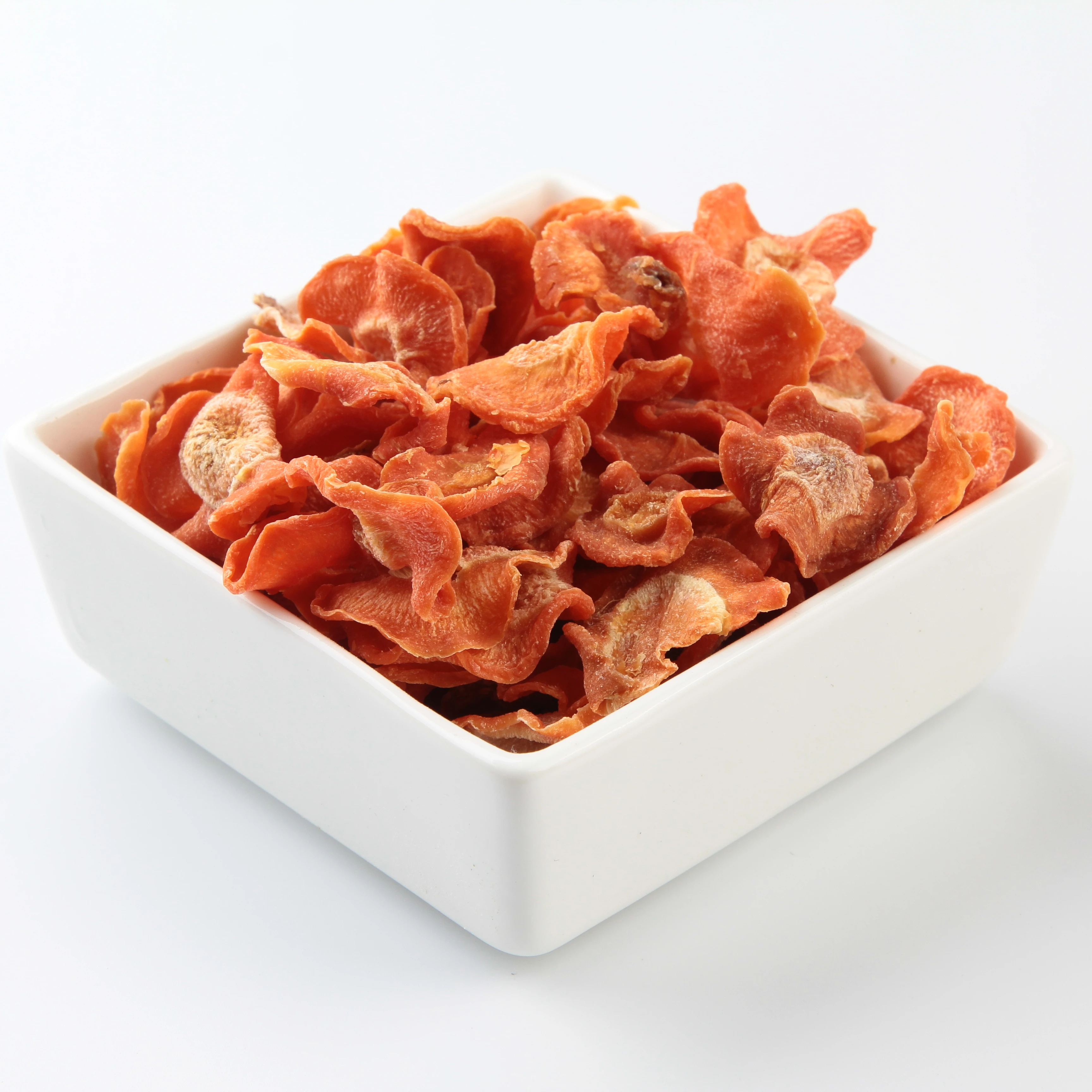 Organic Steam treated Dried dehydrated vegetables carrot cross cut added sugar / sugar free