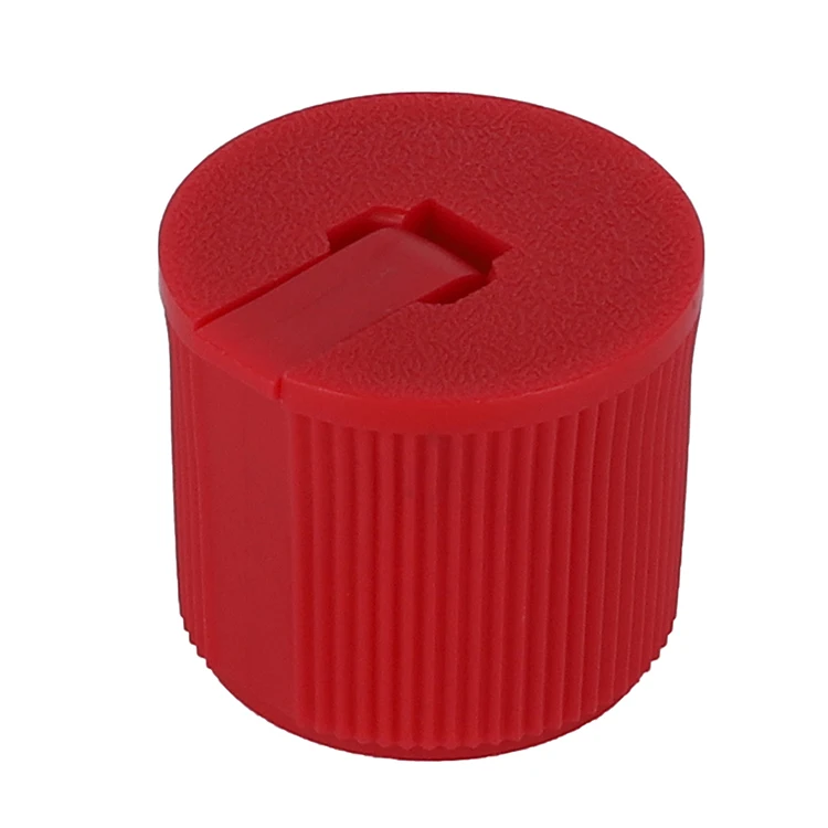 28/415 Red Turret cover PP Eco-Friendly Plastic Turret Cap Customized Plastic Twist Cap Twist Top Cap