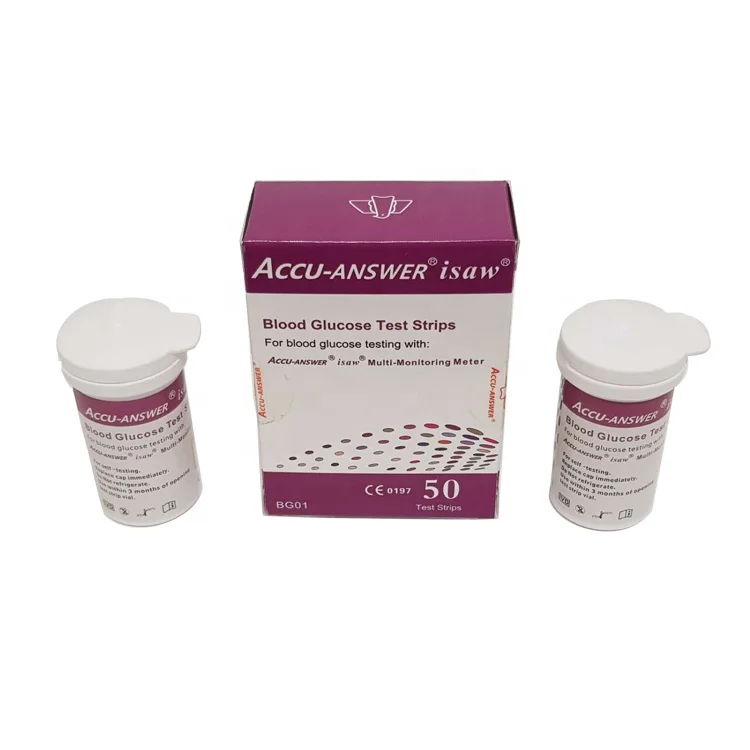 Self-testing multifunction blood analysis meter blood sugar testing paper diabetes glucose test sticks diabetic strips