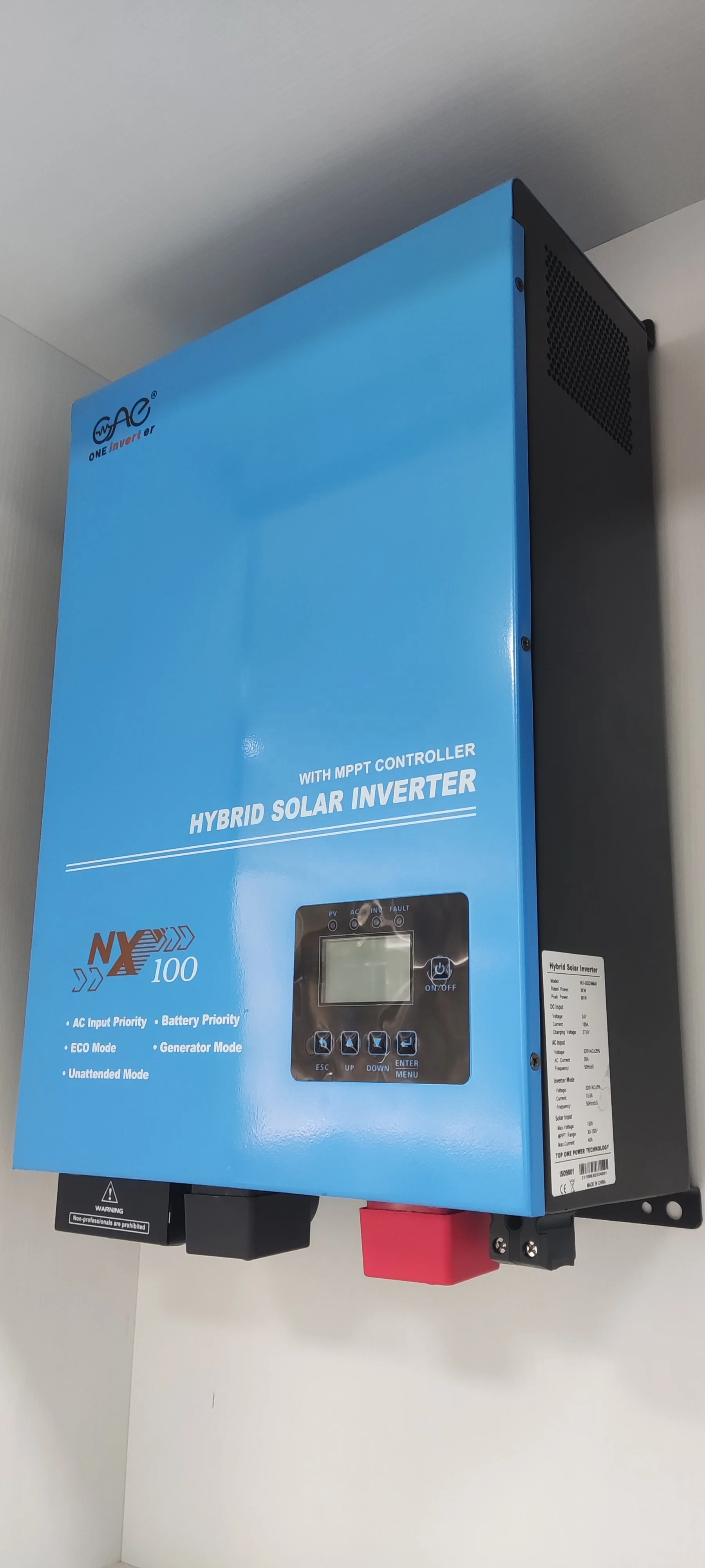 Factory high quality 1kw 2kw 3kw 4kw 5kw 6kw 7kw solar power inverter with mppt charge controller pure sine wave solar inverter