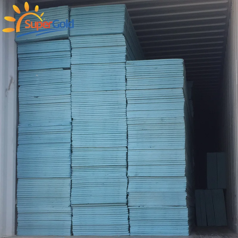 SuperGold XPS 30mm foam board polyurethane foam insulation xps foam board for water underfloor heating system