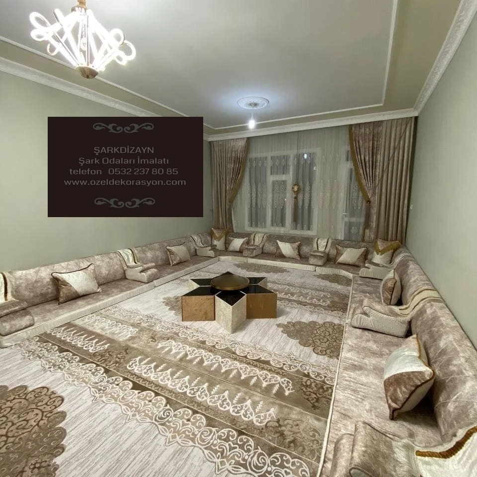 Oriental Floor Seating   Ethnic Sofa  Arabic Majlis Sofa   Ottoman Style Sofa   Arabic Jalsa Set  Luxury Oriental Floor Seating