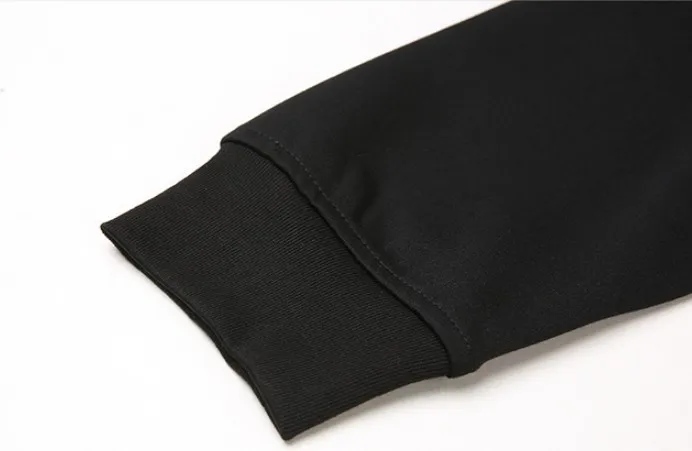 long sleeve  new style  v-neck false two t-shirts for men custom