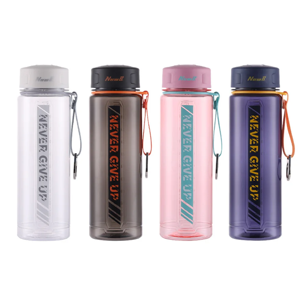 Wholesale portable bpa free recycled white pink tritan stylish plastic water bottle for drink water bottle beverage