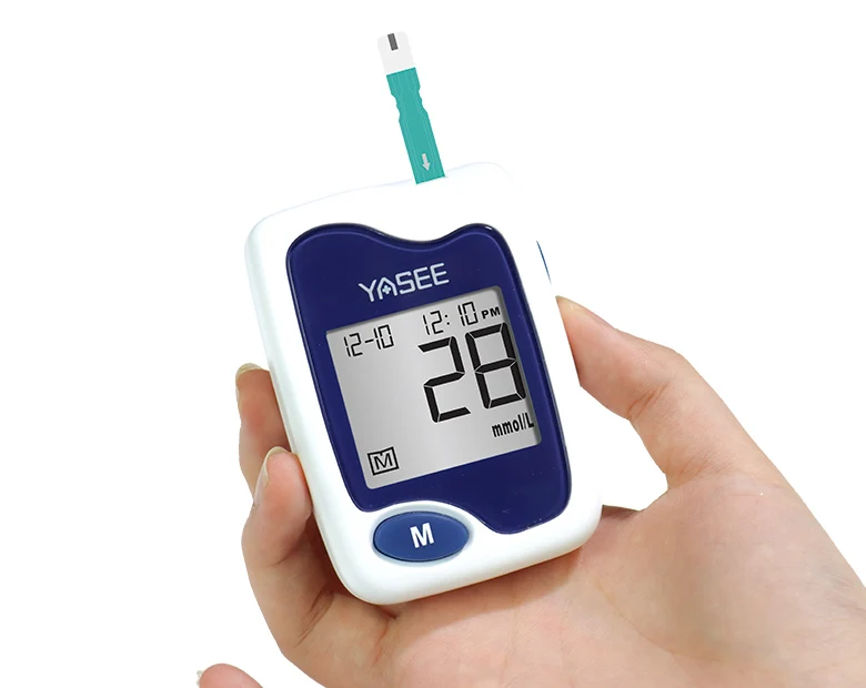 New style diabetic products blood glucose monitoring device glucometer blood sugar test