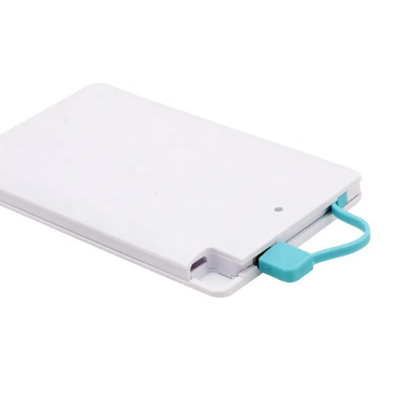 Тонкий внешний аккумулятор размером с кредитную карту и тонкий литий-полимерный аккумулятор VPB-161 Портативный 5000 мА/ч, устройство для зарядки мобильного телефона, светодиодный дисплей, 5000 мА/ч, микро USB