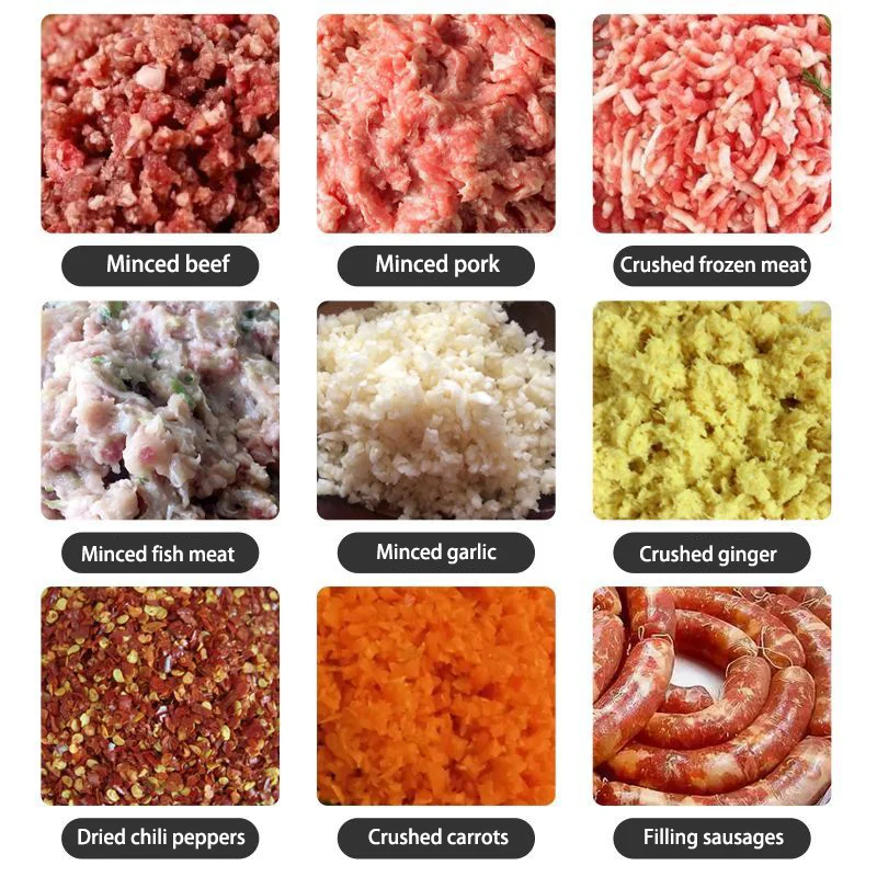 15/3L industrial used stain less steal electric 304 steel frozen meat grinder machine for kitchen with gears