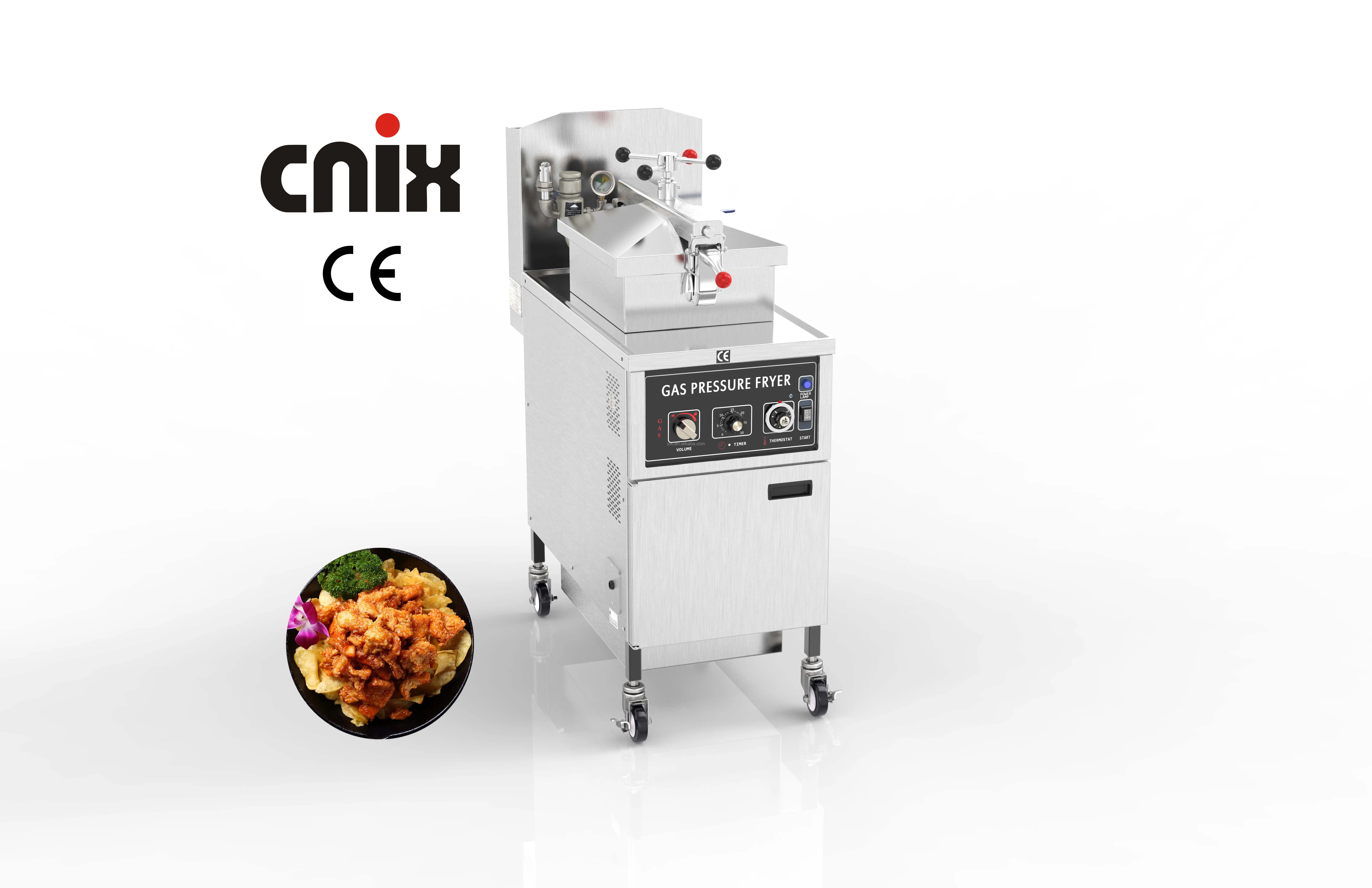 Cnix Mdxz-25 Gas Pressure Fryer Commercial Chicken Broaster Fryer Machine Gas Deep Fryer