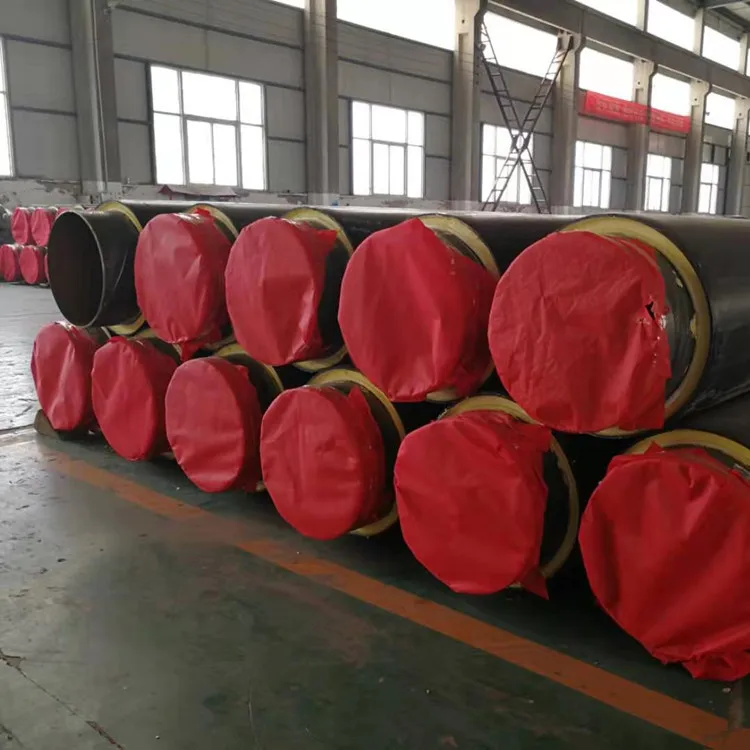 
Pre-Insulated Steel Pipe Polyurethane Foam Insulation and HDPE Jacket 