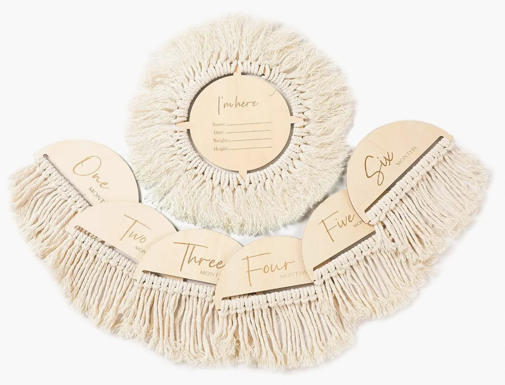 Двухсторонний дизайн Детские веховые деревянные открытки на