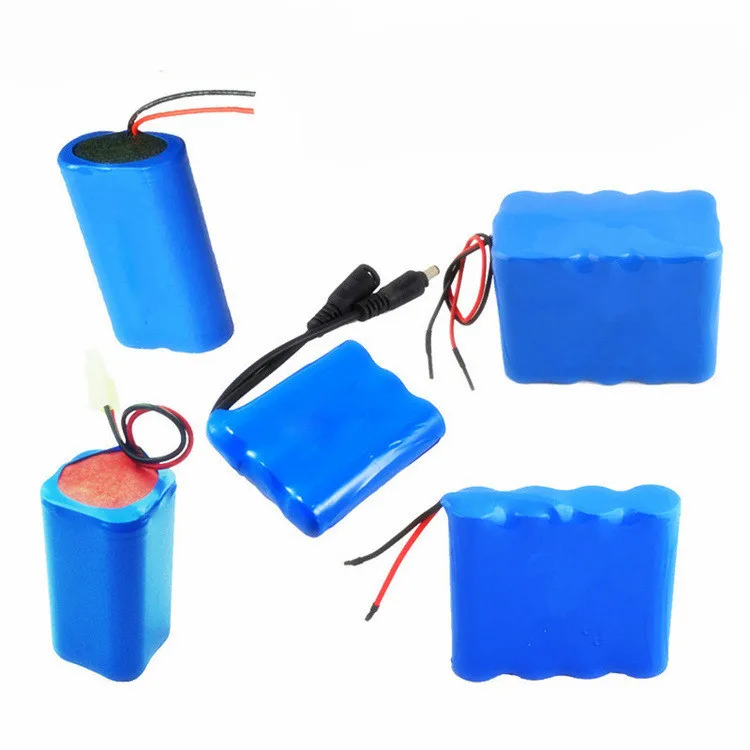 HOWELL customized portable 3S3P lithium ion 18650 11.1V 12V 6.6Ah li-ion battery for searching light