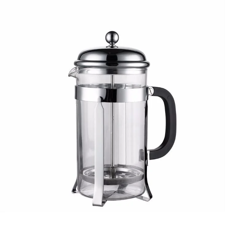 borosilicate glass clean goffee pot with handle and filter customized french press moka pot coffee maker espresso pot coffee