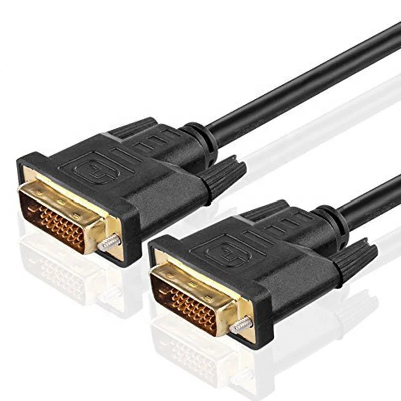 electronic LTD DVI-D Male to Male Video Cable DVI 24+1 Dual Link Adapter 1.8M for Projector LCD DVD HD TV XBOX