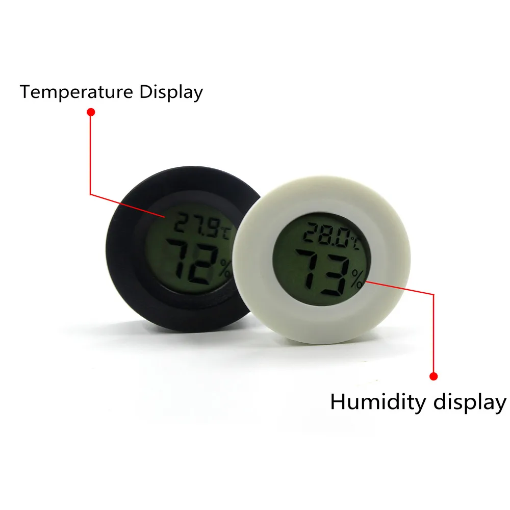 new Mini LCD Digital Thermometer Hygrometer Fridge Freezer Tester Indoor Convenient Temperature Sensor Humidity Meter