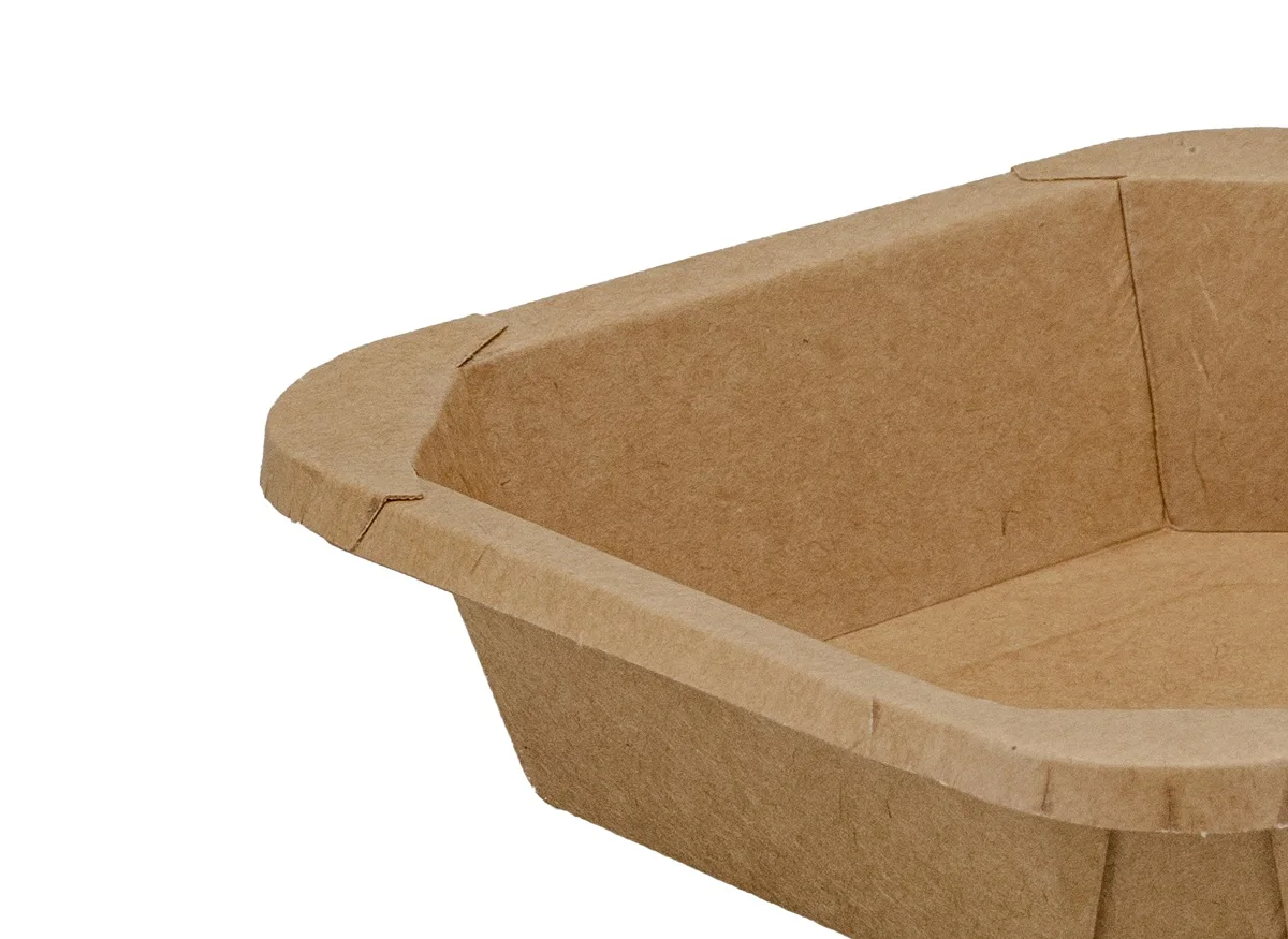 New design Paper Square Octagonal Bowl Fast food lunch box with lid