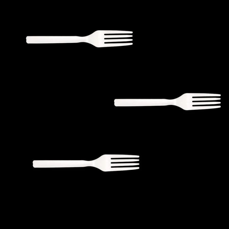 Сверхмощная пластиковая ложка, вилка, нож, столовая посуда, одноразовые пластиковые столовые приборы MA = PS