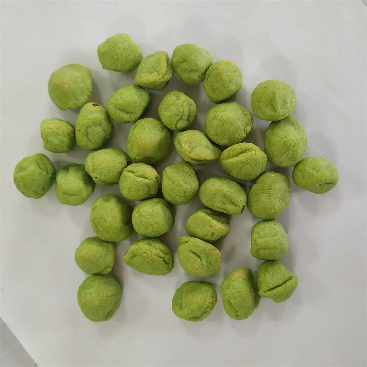 
Chinese multi-flavor wasabi squashed coated crispy peanuts snacks food 