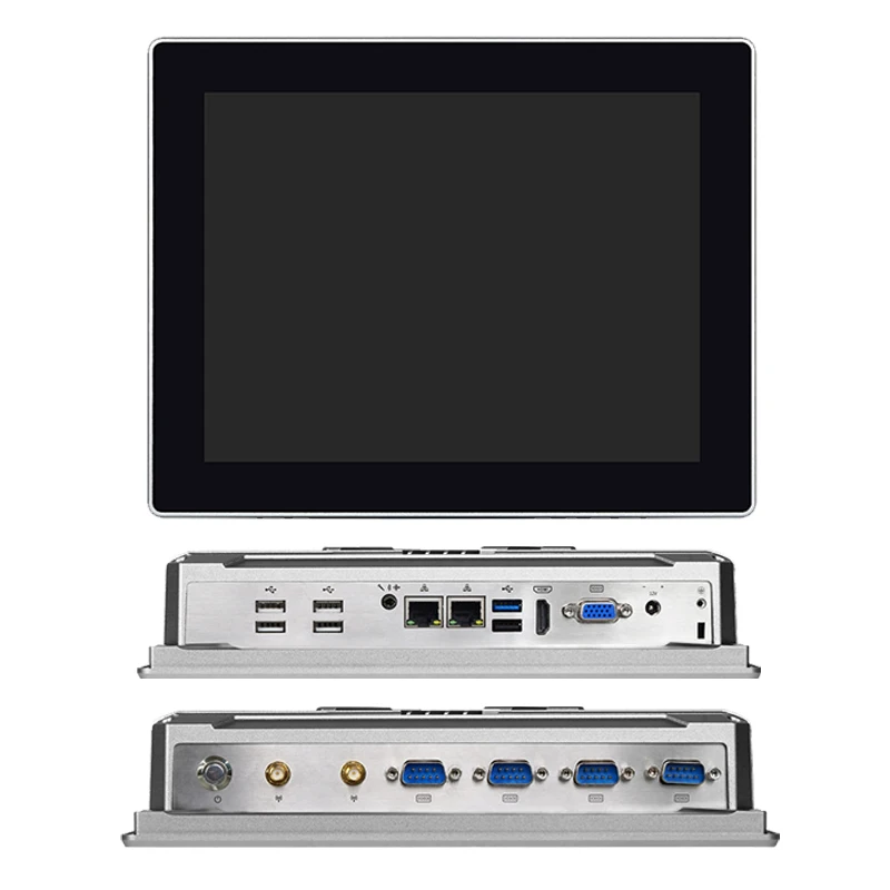 Zeroone 12.1 Inch Intel Celeron J1900 Embedded Industrial Fanless Panel Industrial PC HMI Panel PC
