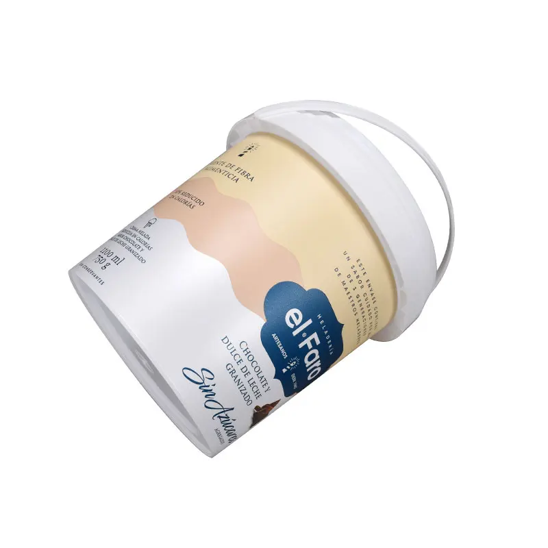 PP Yogurt Bucket with Lid and Handle 1L Reusable Food Storage  Large Capacity High Quality Eco Friendly