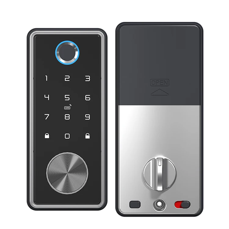 New Smart Door Lock in Europe and America Best Smart Outdoor Door Lock Rfid Card Sliding Door Smart Lock