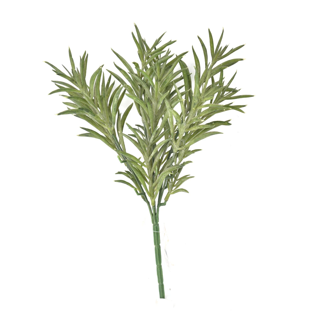 HuiCai factory wholesale faux greenery plants fake ferns artificial leaves hanging 38cm length