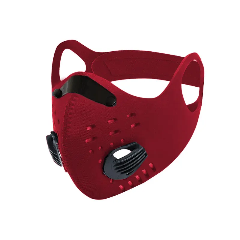 High Quality Sport Training Dust Running Outdoor Face Mask Carbon Filter Workout Running Motorcycle Cycling Mask