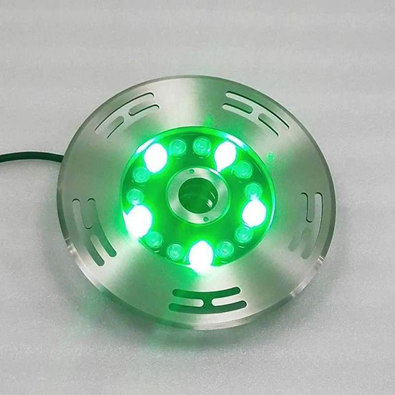 CE ip68 waterproof remote control 24v waterfall rgb water jet underwater fountain nozzle light led for fountains