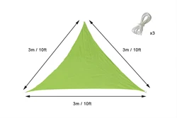 Sun Sail Sun  Shade Protection Triangle Awning Canopy 96.5% UV Block Waterproof for Outdoor Garden Patio Party