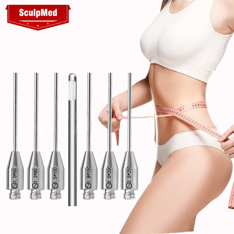 0.8-2.5*50-250MM Single Hole Liposuction Stainless Steel Fat Cells Injection Micro Blunt Tip Cannula Needle for Liposuction