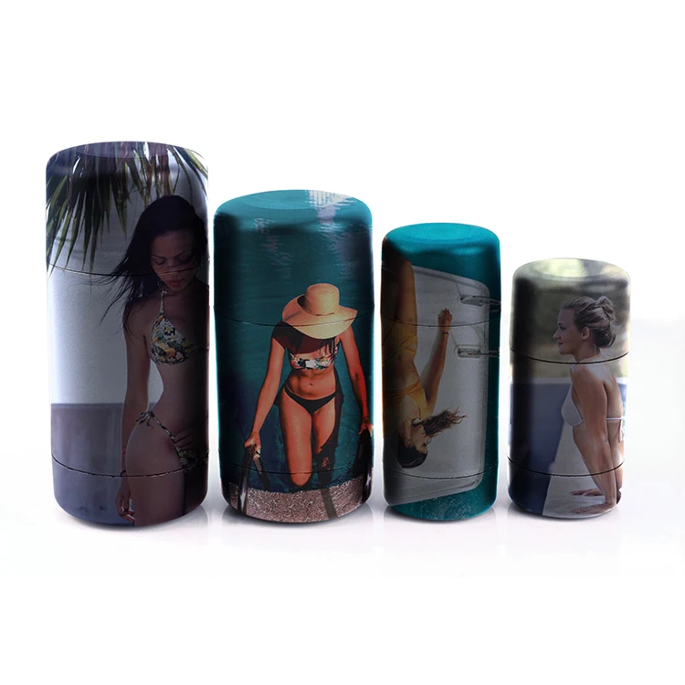 Christmas 15g 30g 50g 75g Empty Twist- Up Refillable Storage Bottles Antiperspirant Deodorant Containers Deodorant Stick Bottle