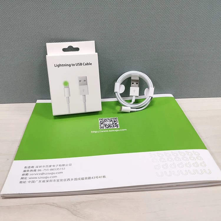 Wholesale 3ft 6ft 10ft Phone Charger Cable Fast Charging and Syncing Long Cord USB Fast Data Cable White