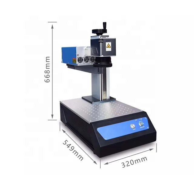 Manufacture factory 20W 30W Mini Type Mini Portable handheld Fiber Laser Marking Machine mini laser graving machine