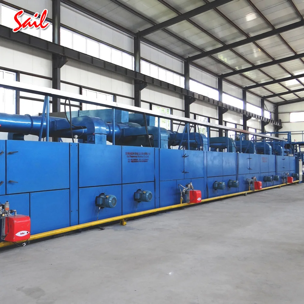 Nonwoven stenter machine fabric interlining bruckner stenter