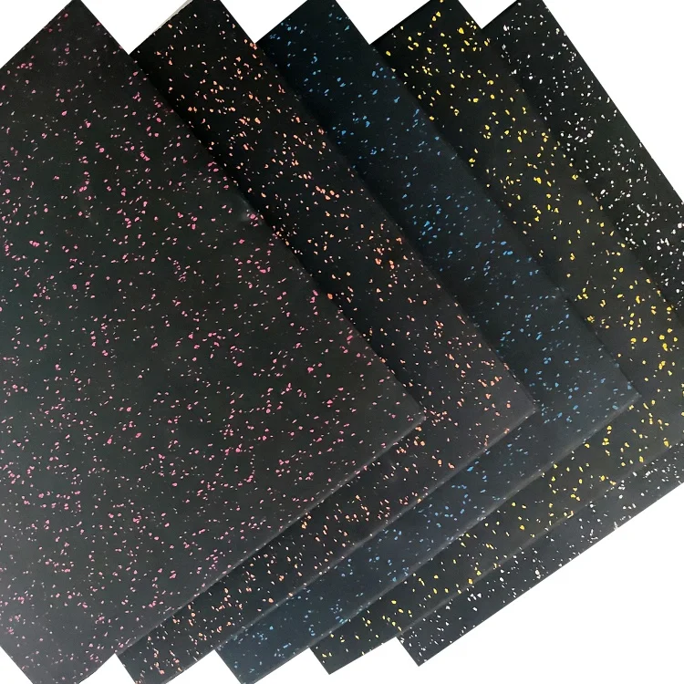 Premium High Quality EPDM Rubber Floor Mat Interlocking Rubber Tile Exercise Equipment Mats for Gym Equipment