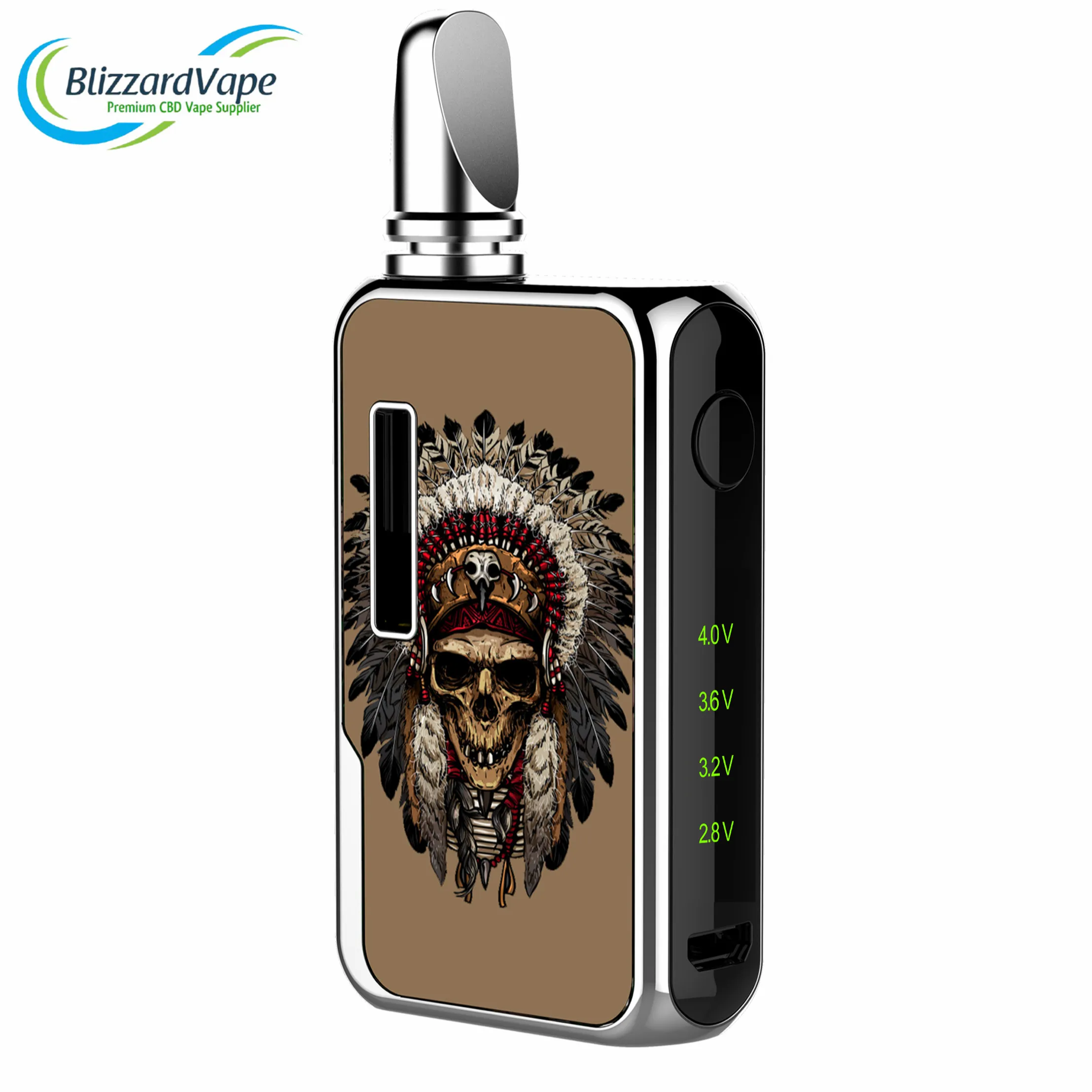 Аккумулятор Dragoo 3D Box Mod, регулируемый аккумулятор 510, вейп с безопасным дизайном