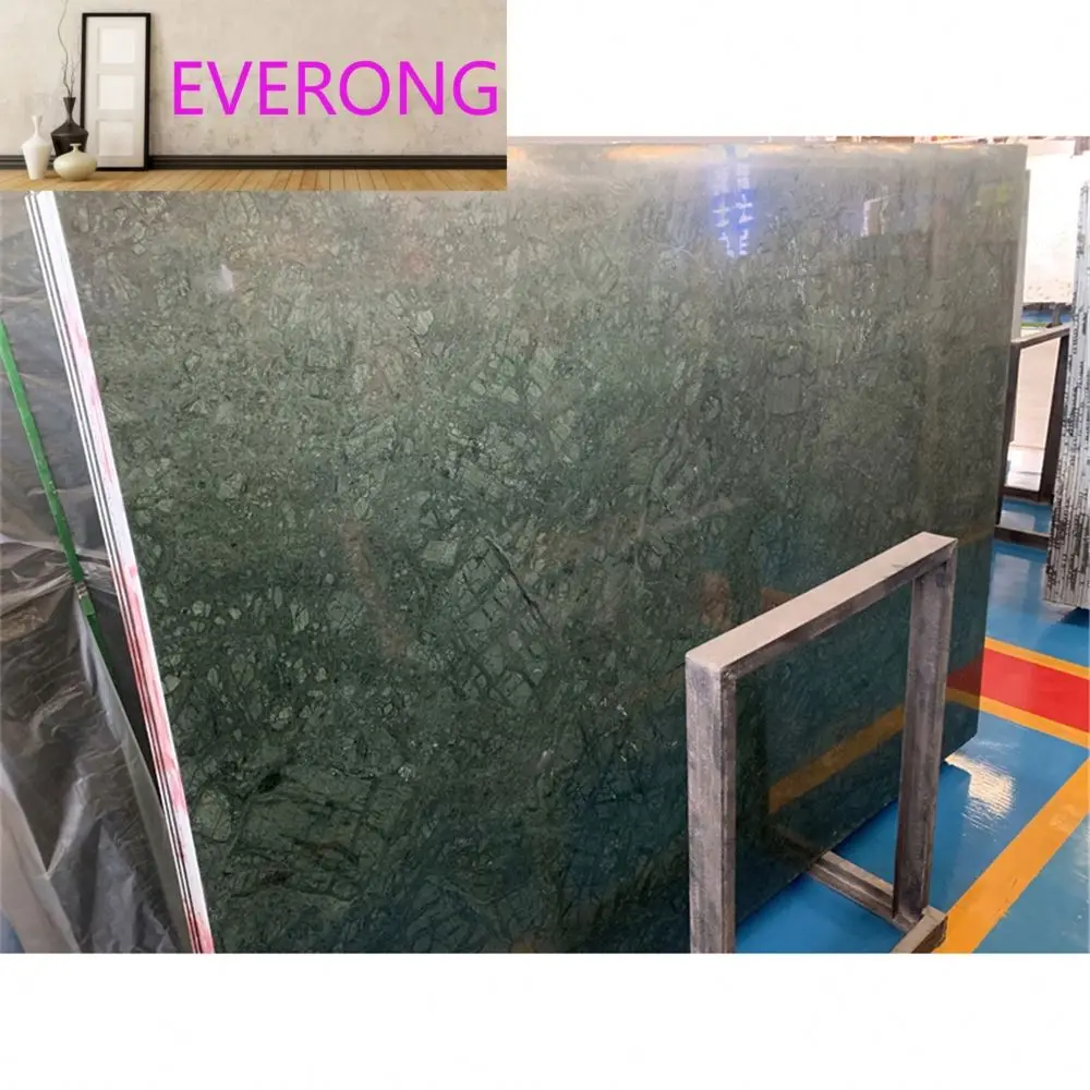 High Quality India Green Verde Marble Stone Slab Tiles for Wall Best Green Marble Stone