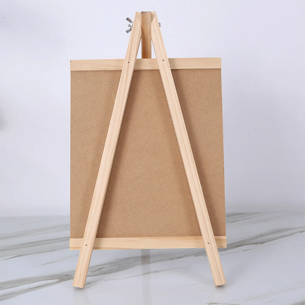 5 Sizes Heavy Duty Easel Mini Blackboard Wholesale Kids Art Desktop Easel Display Stands Mini Wood Easel