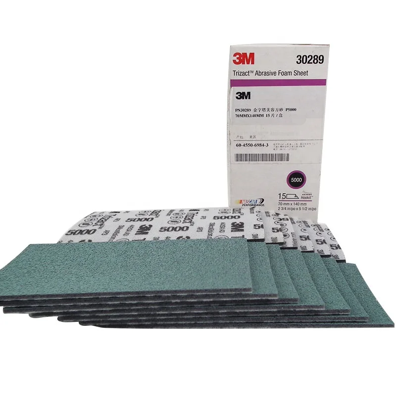 Trizact Hookit Car beauty квадратная наждачная бумага P3000 /5000 Грит диск губка наждачная бумага абразивные инструменты для шлифования шлифовального листа