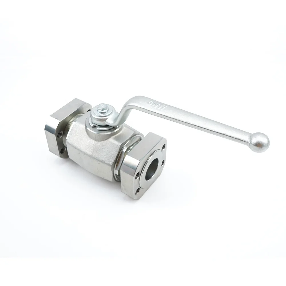 dn50 low temperature price industrial high pressure ss MKH- SAE210-50 flanged hydraulic ball valve 2 inch